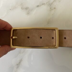 Rag & Bone Rebound Belt- Camel Size S